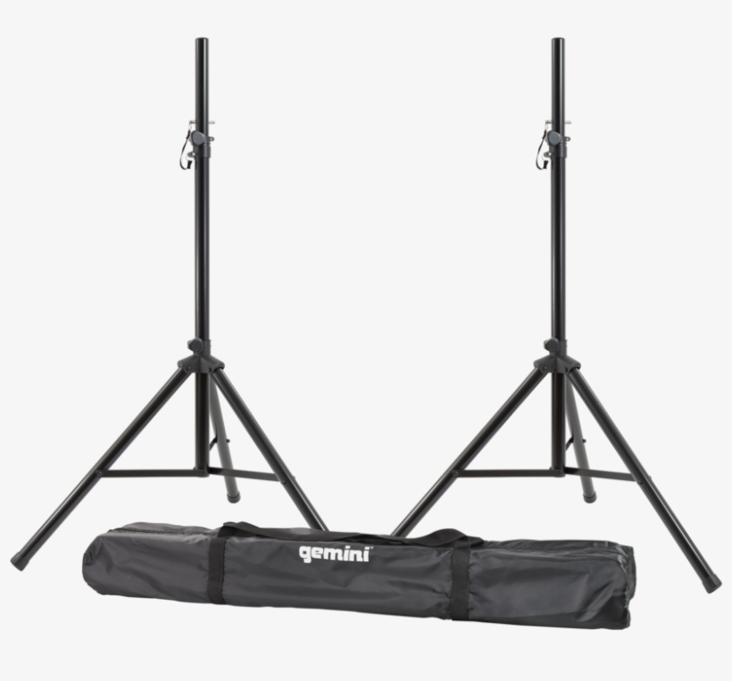 2 Tripod Speaker Stands With Carry Bag - Speaker Stands, transparent png download