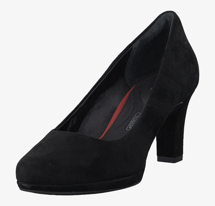 Tm Leah Pump Black Kid Suede - Basic Pump, transparent png download