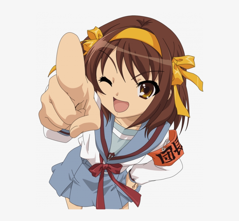 Haruhi Suzumiya, transparent png download