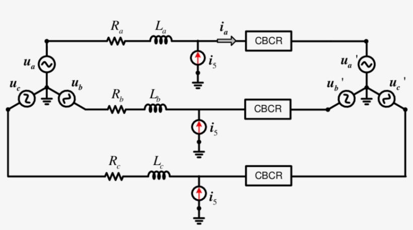 Cbcr Conectado A Uma Linha Com Harmônicos - Diagram, transparent png download