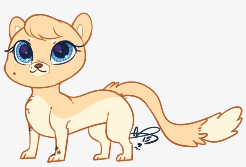 So I Just Finished Watching All Of Littlest Pet Shop - Ferret Drawing Lps, transparent png download