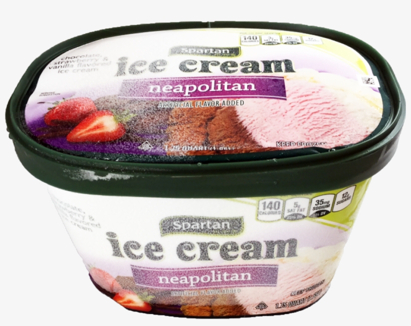 Spartan Ice Cream Neapolitan, - Gelato, transparent png download