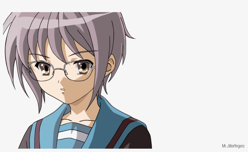 The Melancholy Of Haruhi Suzumiya Nagato Yuki Nagato - Yuki Nagato, transparent png download