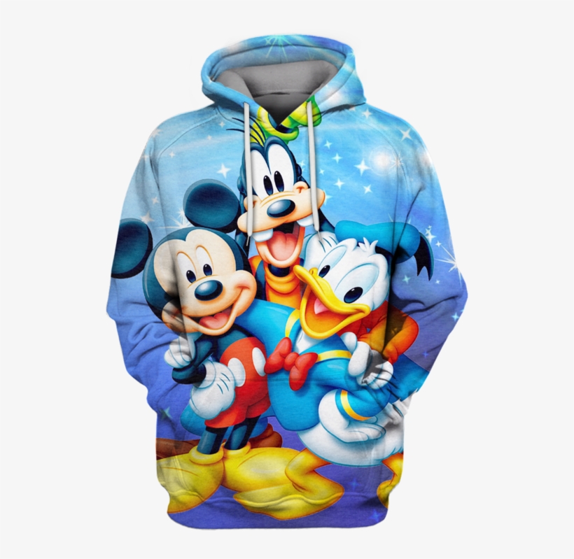 Anime Mickey Mouse Hoodie 3d - Disney Characters Good Morning, transparent png download