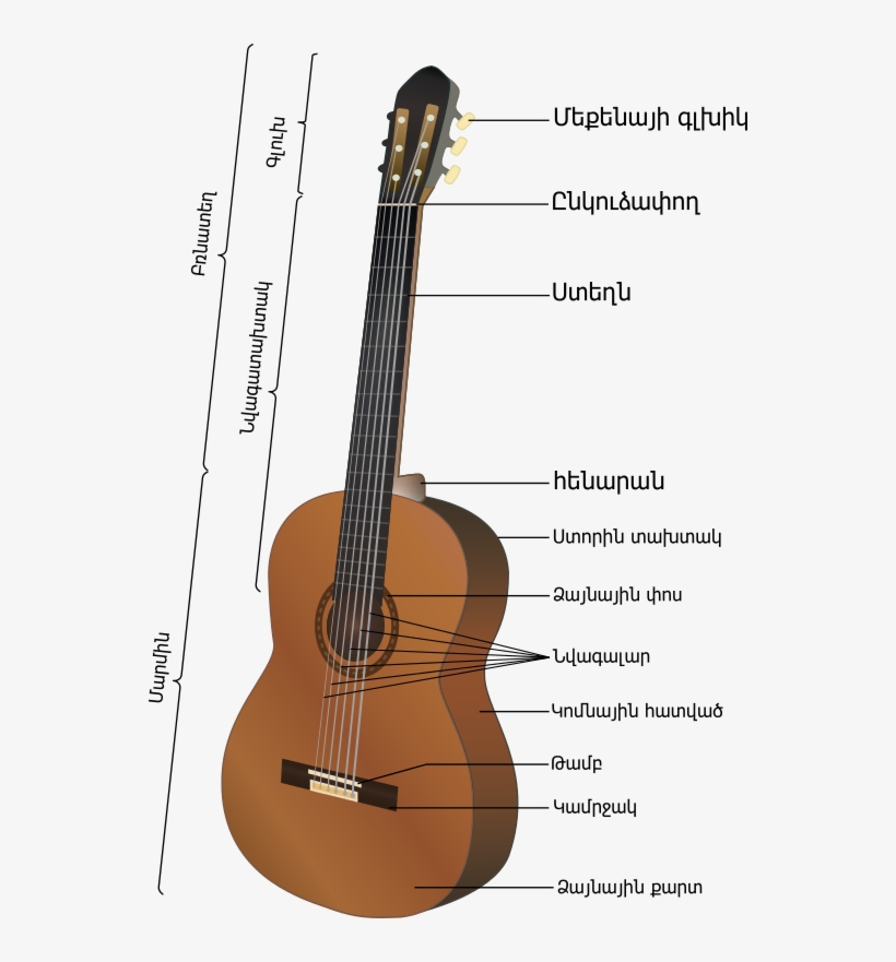 Acoustic Guitar - Klasik Gitar Bölümleri, transparent png download