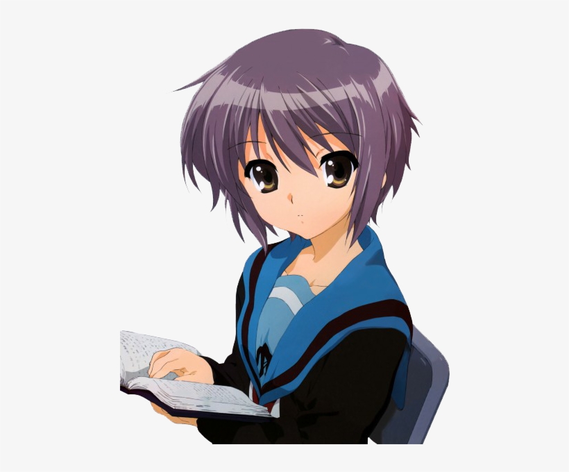 Minori Chihara Una Taciturna Y Solitaria Bibliófila - Yuki Nagato, transparent png download