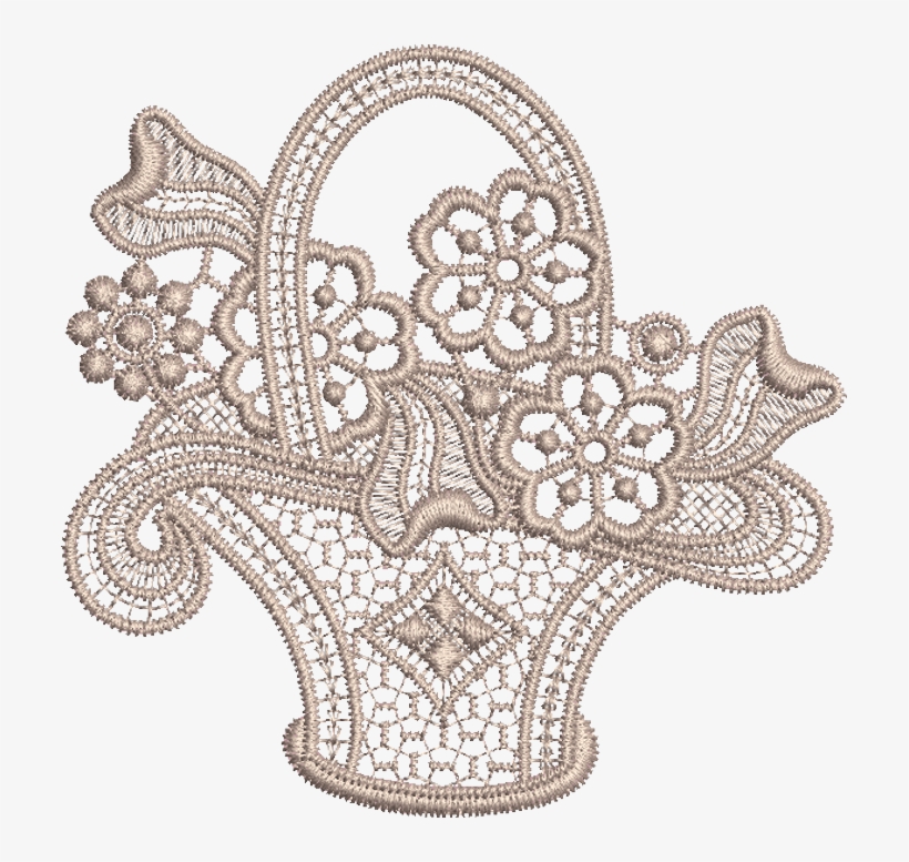 Napkin Embroidery Png - Embroidery Lace Png, transparent png download
