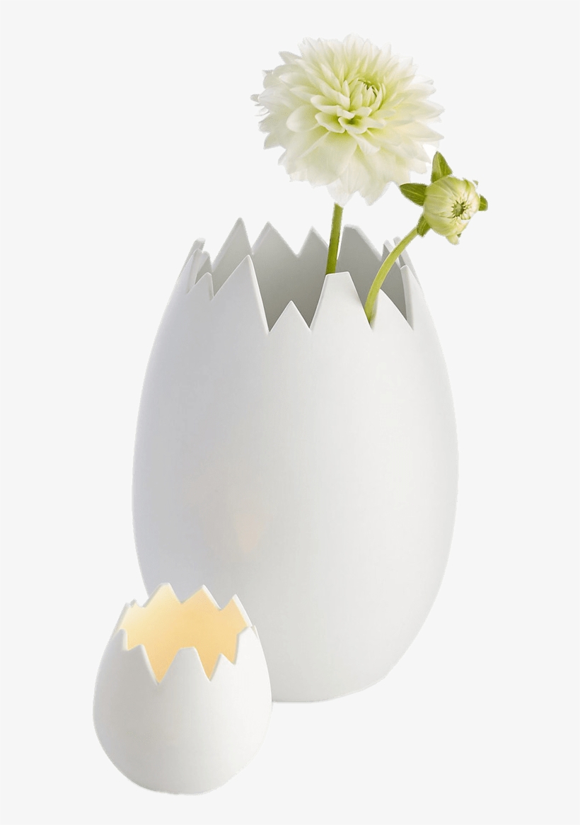 Cracked Eggshell Vase - Vase, transparent png download