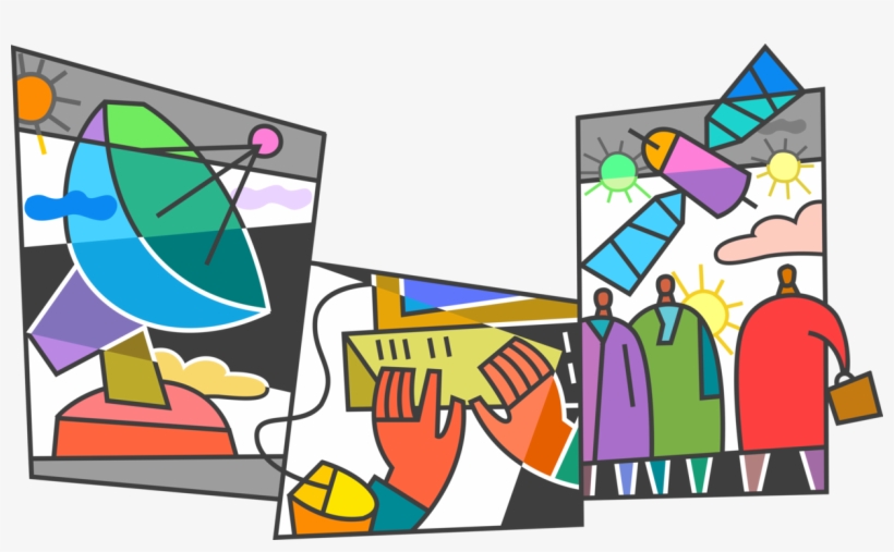 Vector Illustration Of Information Technology Telecommunications, transparent png download