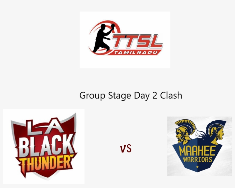 La Black Thunders Vs Maahee Warriors - Graphic Design, transparent png download