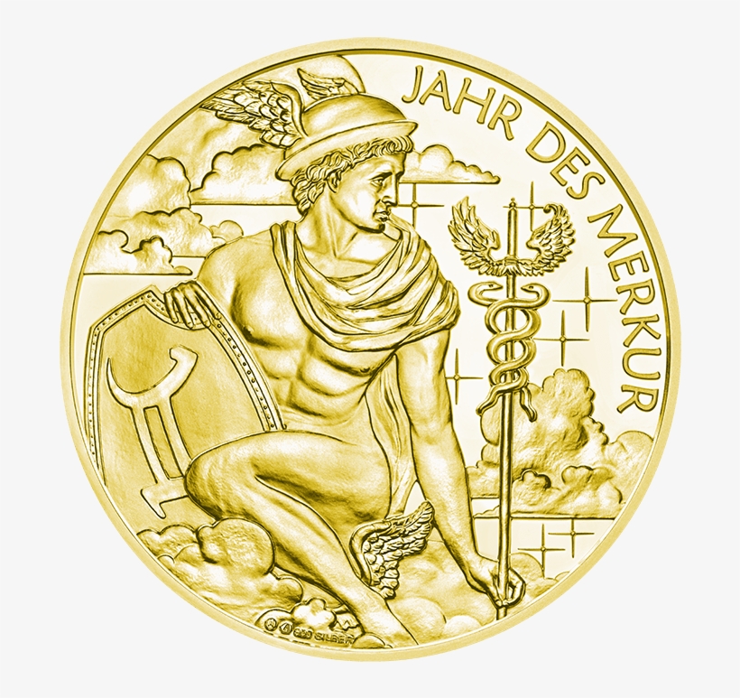Calendar Medal 2019 Silver Gold Plated - Coin, transparent png download