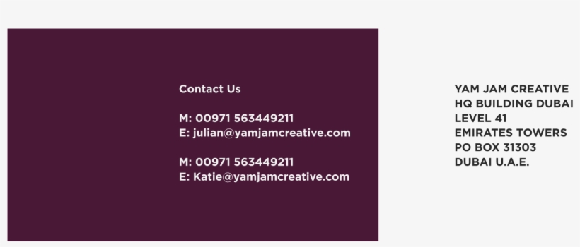 Yam Jam Web Contact Address - Lilac, transparent png download