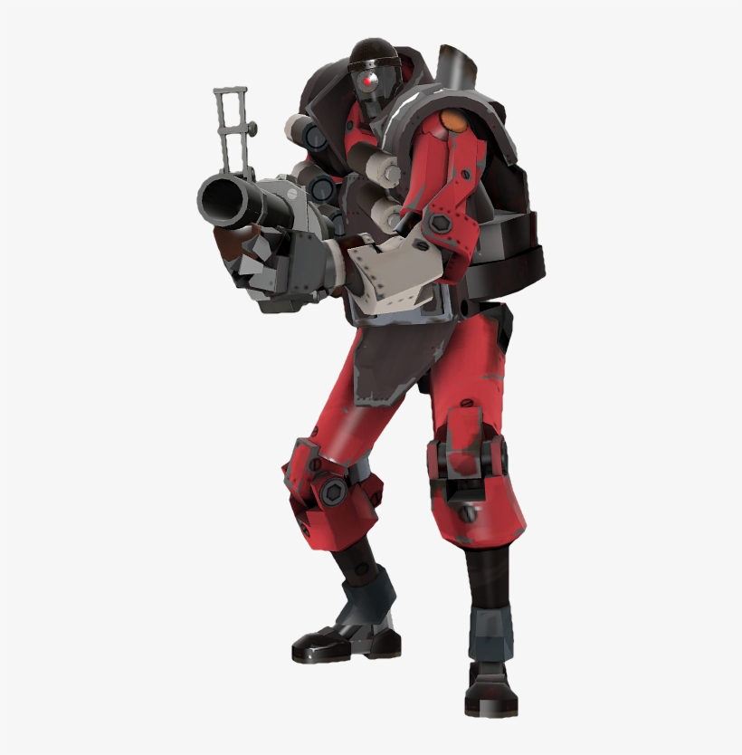 Giant Rapid Fire Demoman - Robot, transparent png download