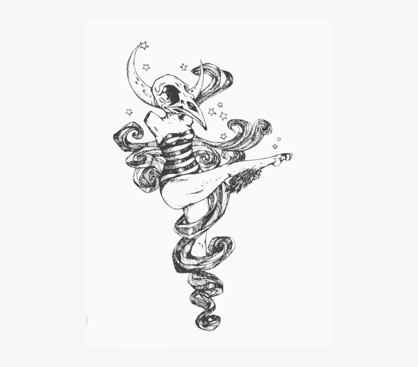 Free Png Download Dancing Bird Skull Png Images Background - Illustration, transparent png download