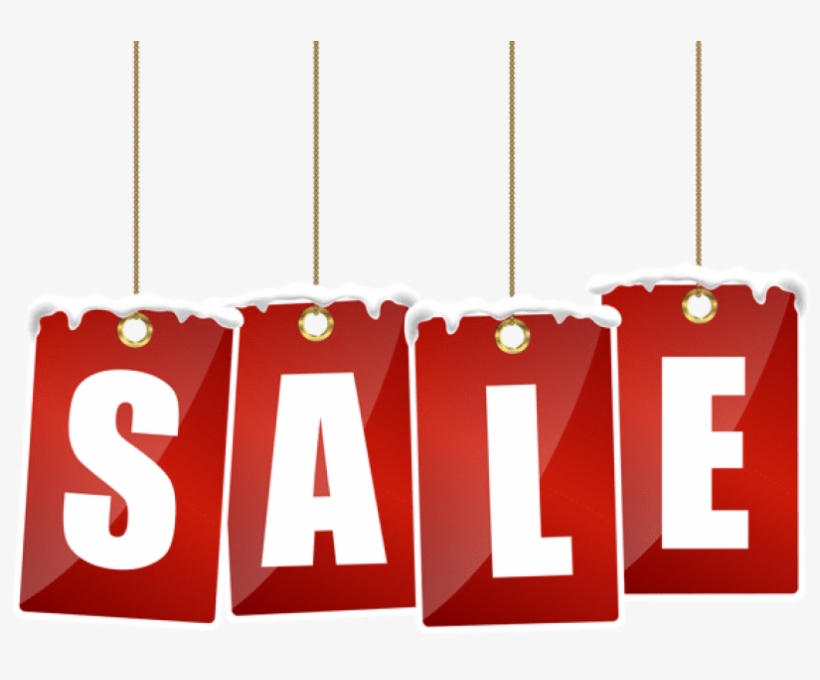 Free Png Download Sale Tags With Snow Transparent Clipart - Sale Transparent Background, transparent png download