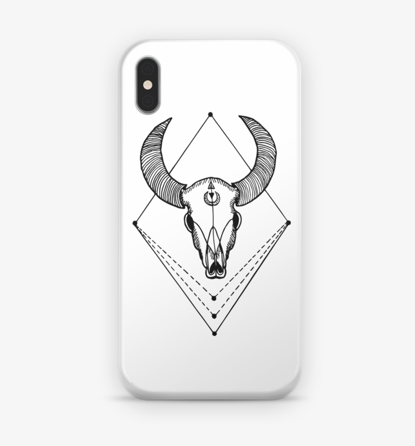 Case Bull Skull De Drica Gonzalez Andradena - Skull, transparent png download