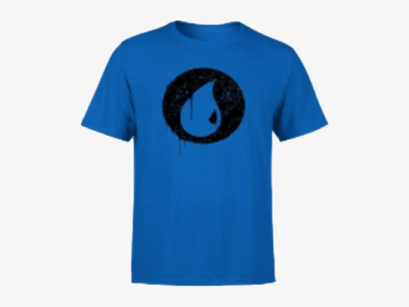 Magic The Gathering Blue Mana Splatter Men's T-shirt - Shirt Jako, transparent png download