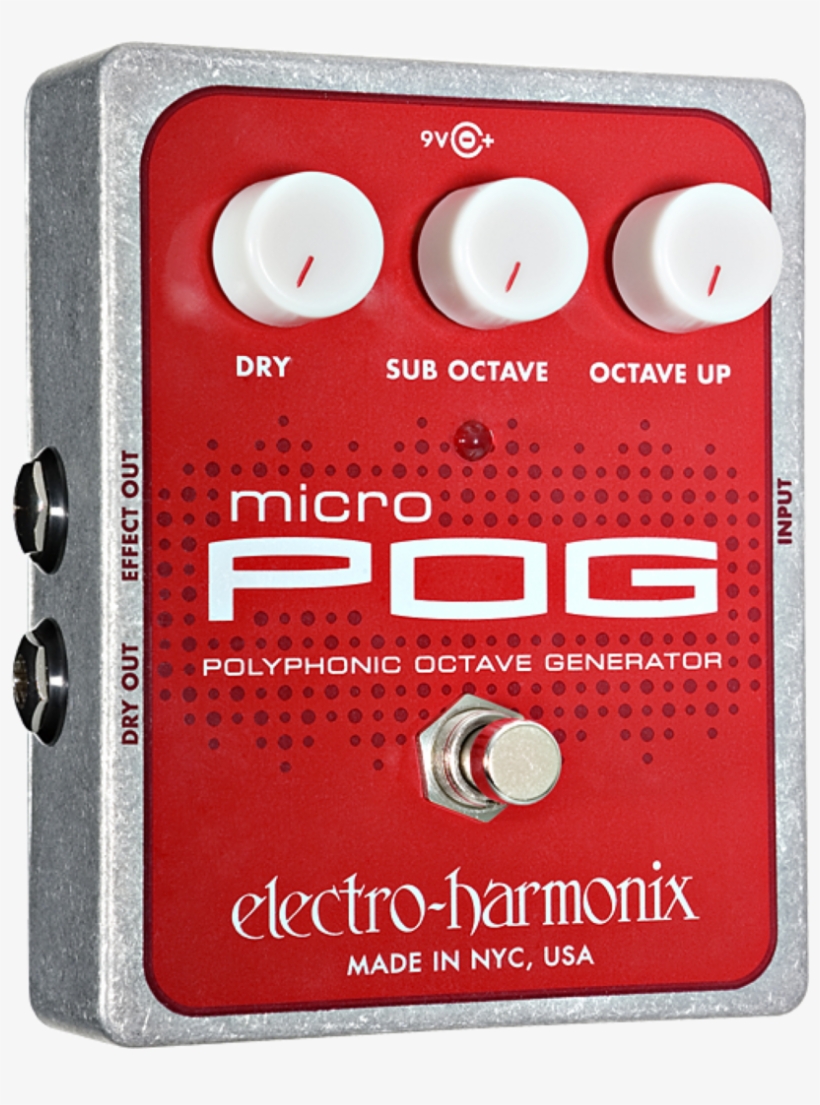 Electro-harmonix Micro Pog Polyphonic Octave Generator - Octaver Electro Harmonix, transparent png download