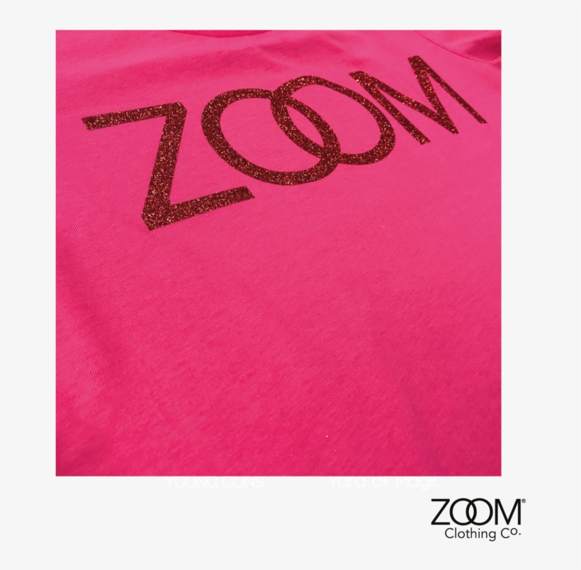 Zoom Red Glitter T - Paper, transparent png download