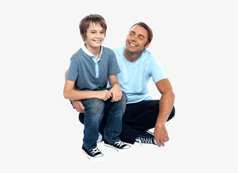 Father And Son - Father And Son Png, transparent png download