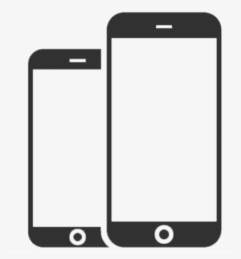 Iphone Png Black And White Transparent - Iphone 6s, transparent png download