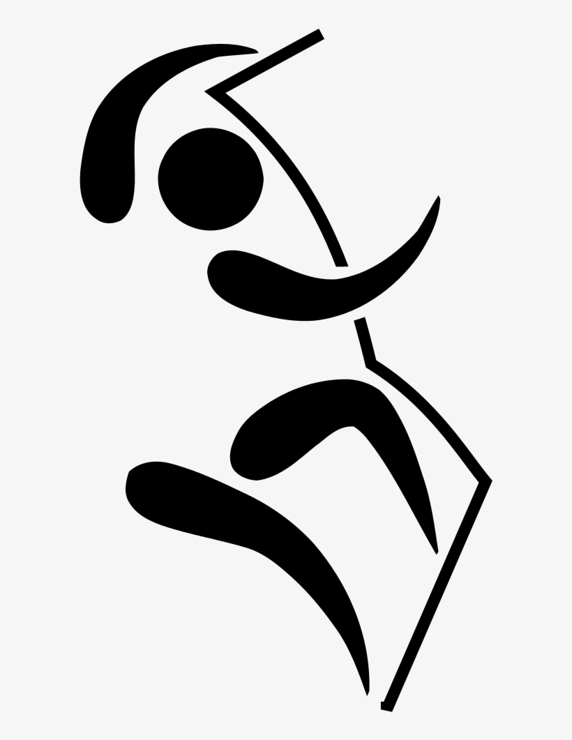 File - Climbing Pictogram - Svg - Ice Climbing Pictogram, transparent png download