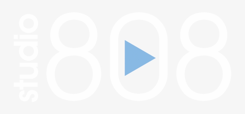 Studio 808 Logo Blue Play Button New - Triangle, transparent png download