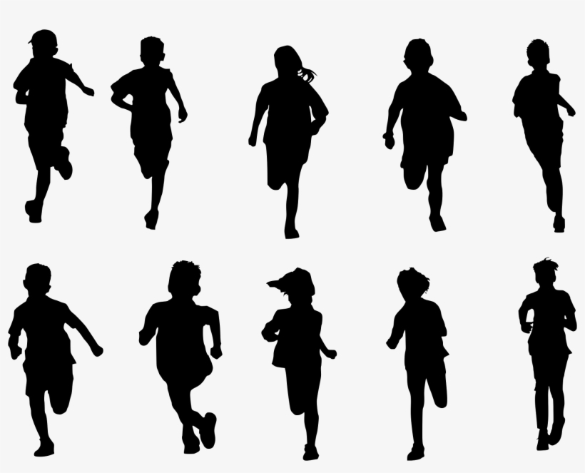 Running Png Image - Silhouette, transparent png download