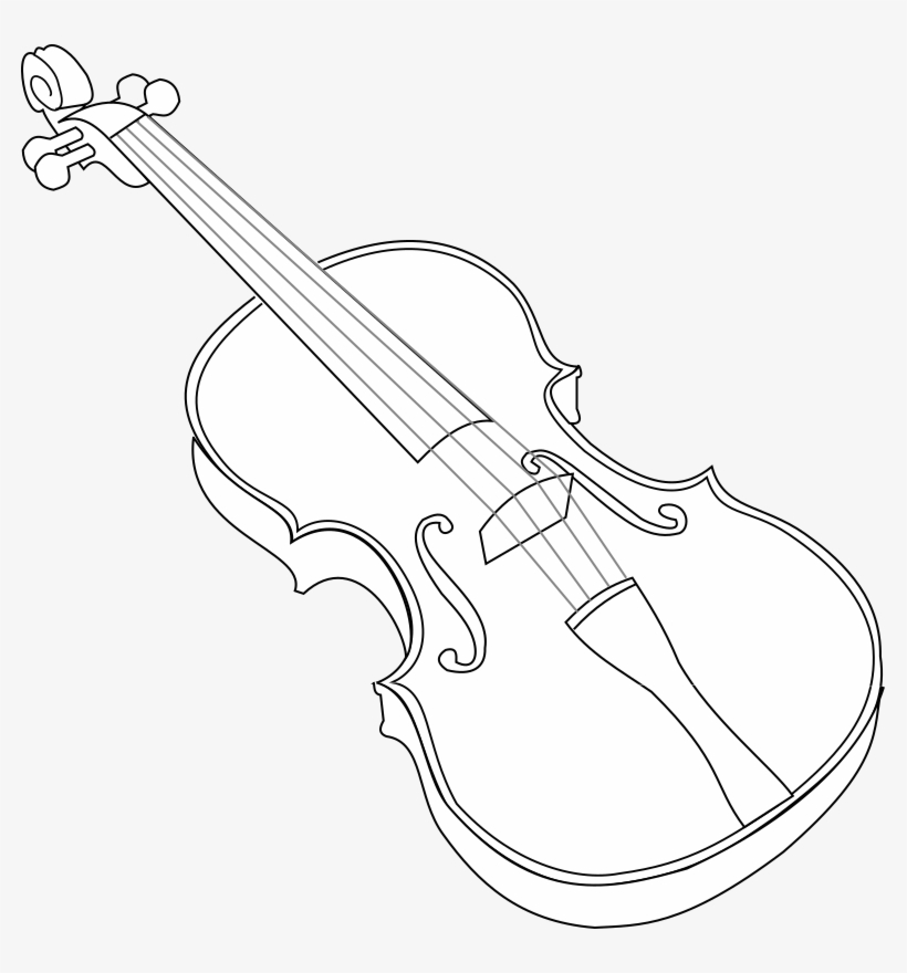 Medium Image - Violin White Png, transparent png download