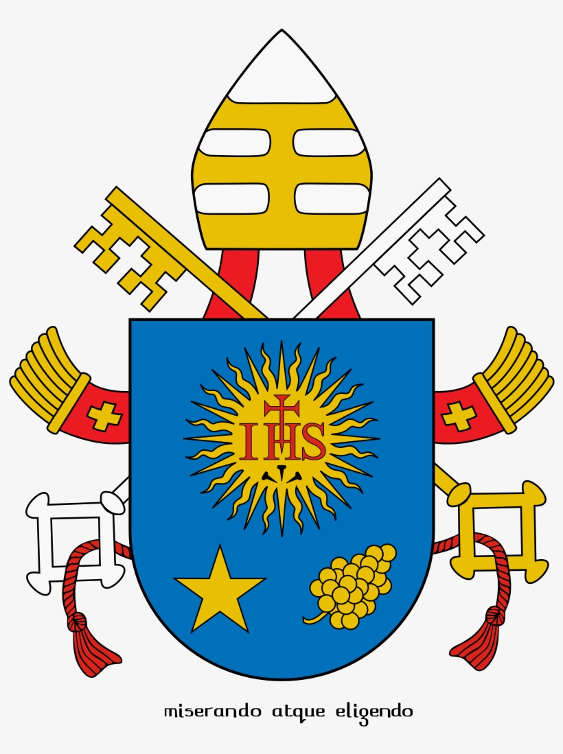 Coat Of Arms Of Pope Francis - Pope Francis, transparent png download