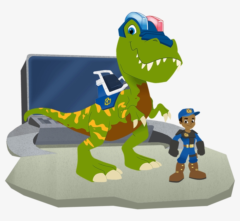 Troopersaurus The T-rex - Chomp Squad Personajes, transparent png download