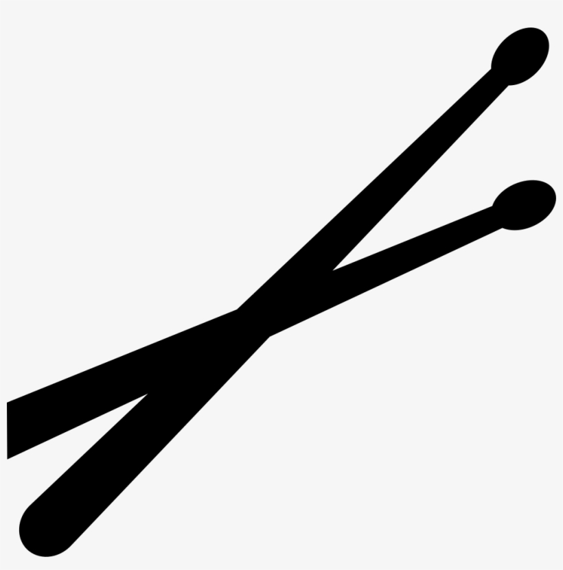 Drum Sticks Variant Comments - Baquetas De Bateria Dibujo, transparent png download