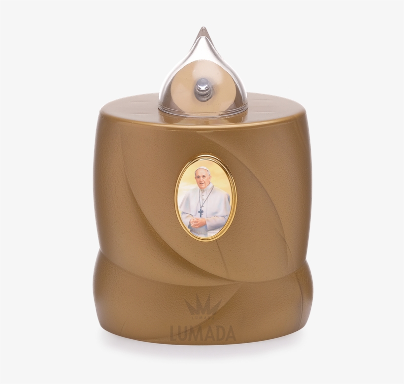 Sveča Lumada Vds501 Zlata D20 Papež Frančišek (zamenljive - Trophy, transparent png download