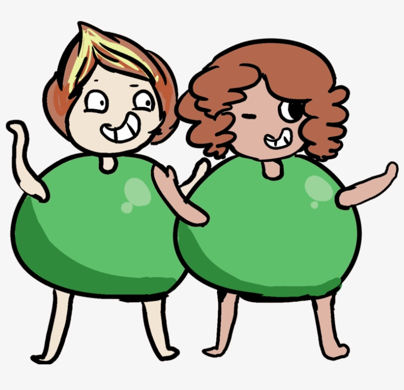 Two Peas In A Pod Clipart - Two Peas In A Pod Cartoon, transparent png download
