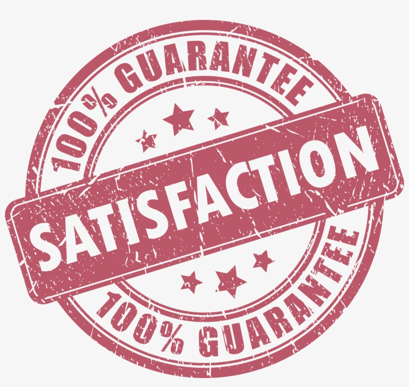 100% Satisfaction Guarantee - Emblem, transparent png download