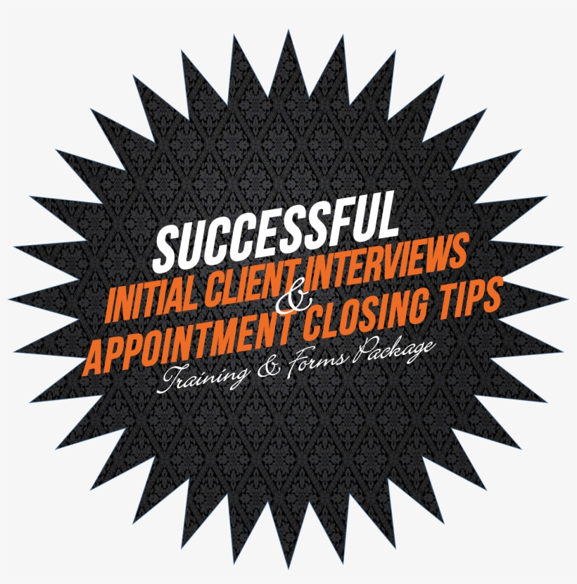 Successful Initial Client Interview & Appointment Closing - Red Burst Transparent Png, transparent png download