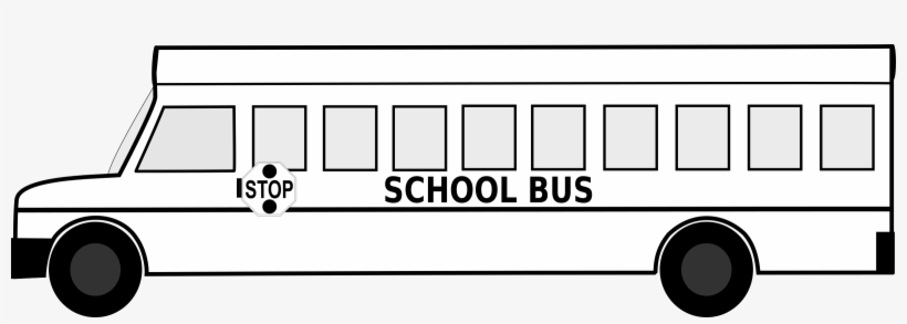 Big Image - Clipart Png Black And White School Bus, transparent png download