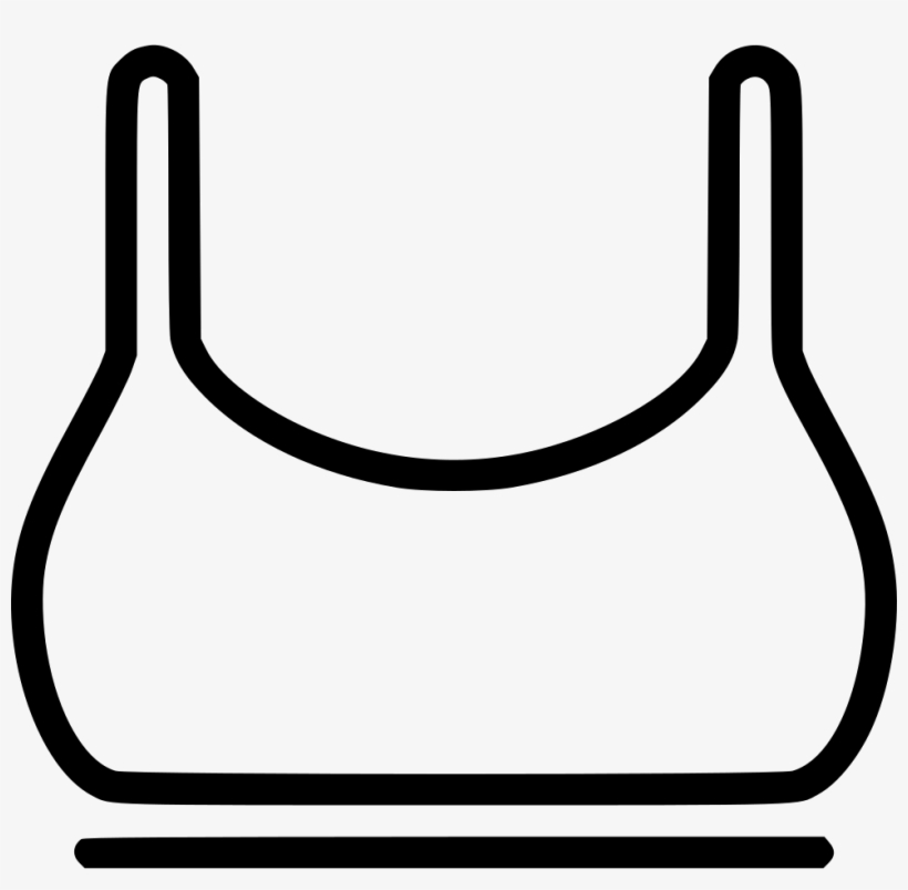 Png File - Sports Bra Template Free, transparent png download