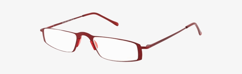 Reading Glasses Madrid Red Large View - Plastic, transparent png download