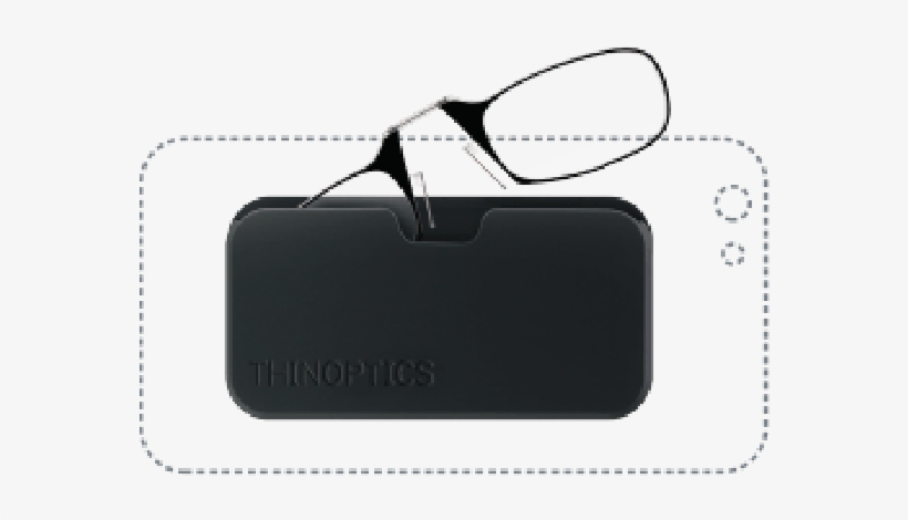 Thin Optics Reading Glasses - Gafas Pegar Movil, transparent png download