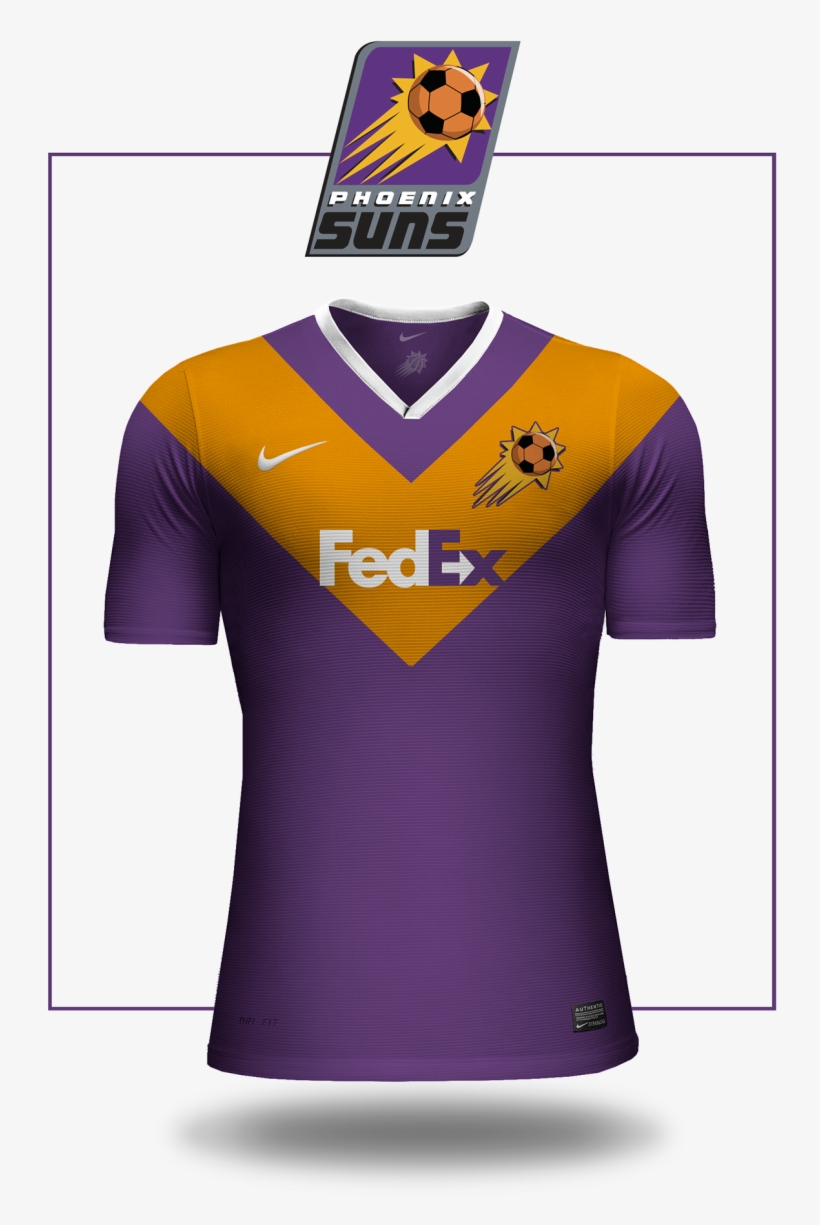 Phoenix Suns Sponsored By Fedex - Phoenix Suns, transparent png download