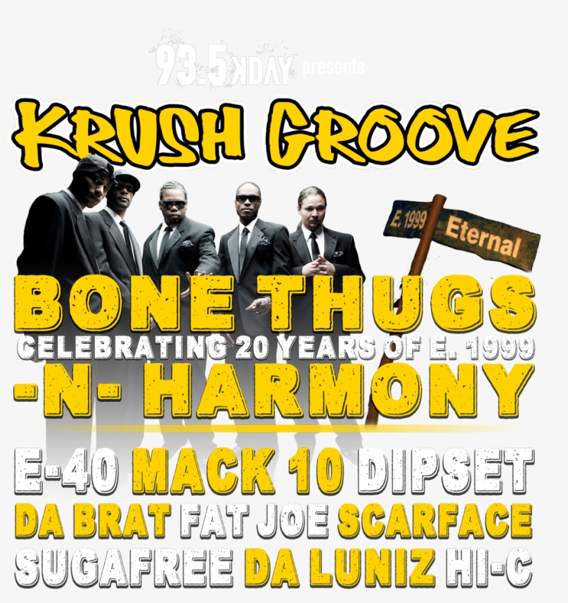 5 Kday Presents Krush Groove 2015 - Bone Thugs N Harmony 2011, transparent png download