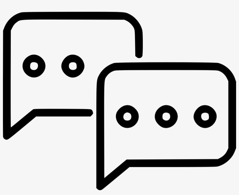 Chat Messenger Bubble Box Comments - Scalable Vector Graphics, transparent png download