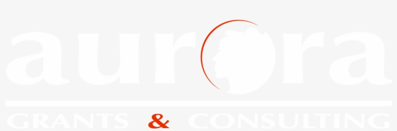 Aurora Grants Logo Hires White - Poster, transparent png download