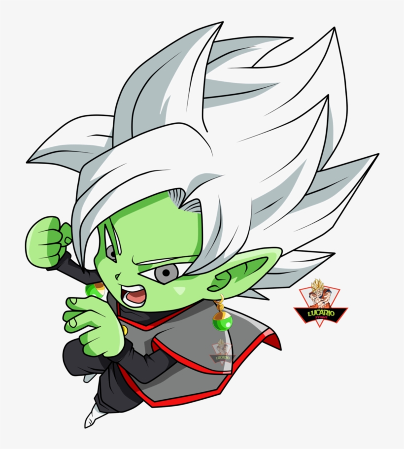 Chibi Black Zamasu By Lucario-strike - Chibis De Dbs, transparent png download