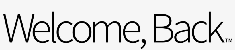 Welcome, Back - Calligraphy, transparent png download