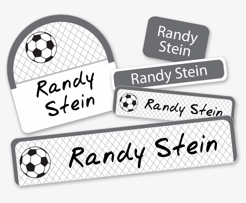 Soccer Net And Soccer Ball Labels For School - Ball, transparent png download