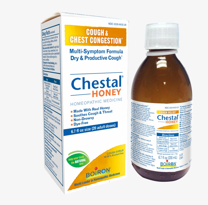Chestal Honey Cough & Chest Congestion - Chestal Honey, transparent png download