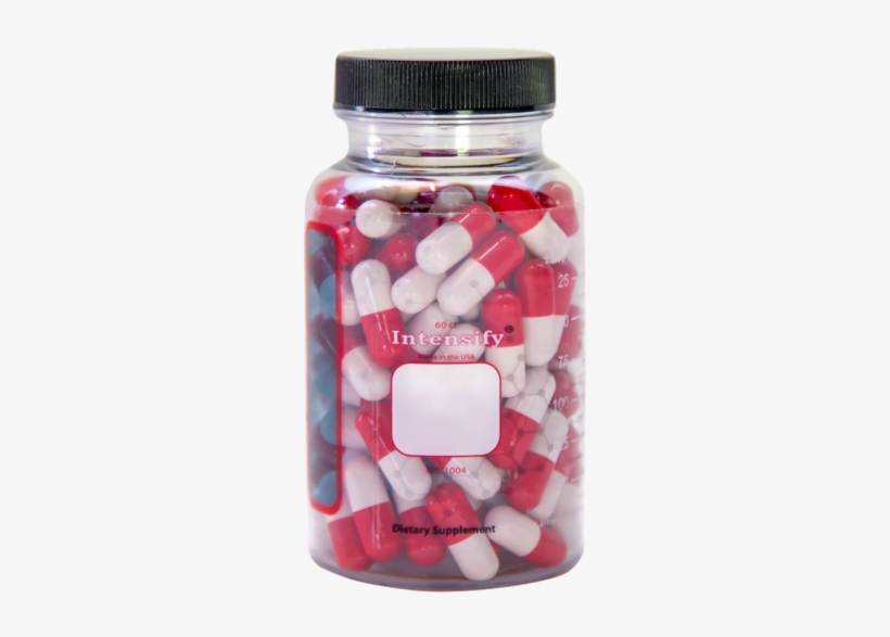 Intensify A1 - Glass Bottle, transparent png download