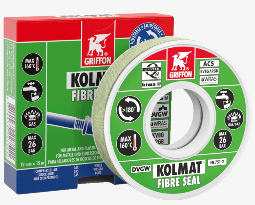Kolmat® Fibre Seal - Sealant, transparent png download
